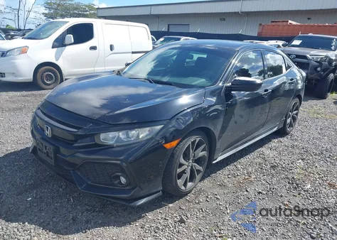 2018 Honda Civic Sport from USA, damaged, VIN SHHFK7H40JU231521